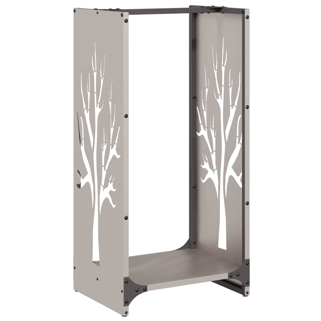 Firewood Rack 40x30x80 cm Weathering Steel