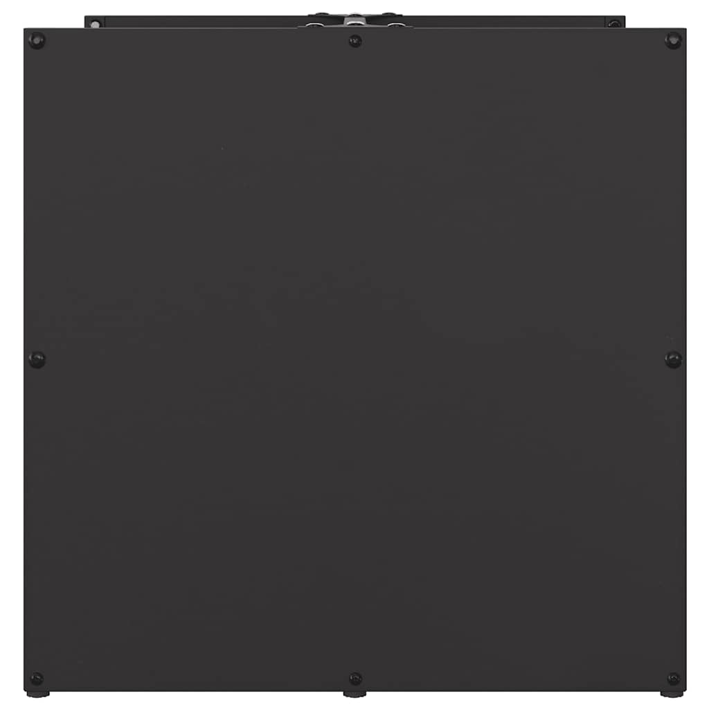Firewood Rack Black 40x40x40 cm Cold-rolled steel