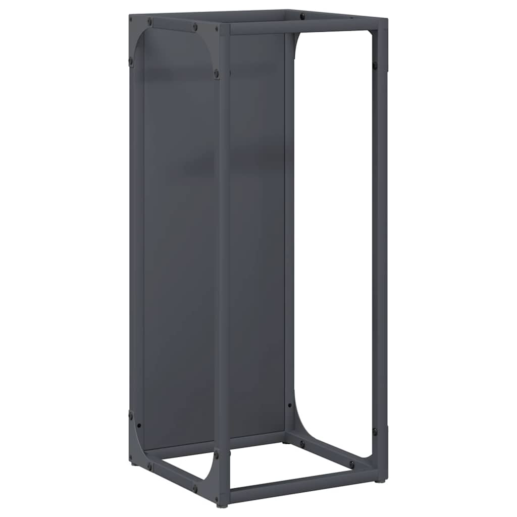 Firewood Rack Anthracite 25x25x60 cm Cold-rolled steel
