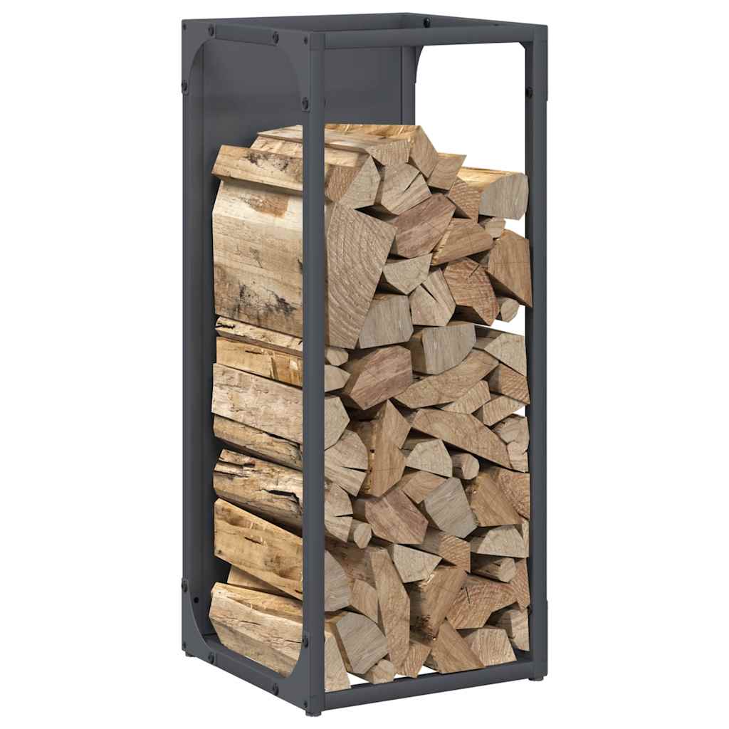 Firewood Rack Anthracite 25x25x60 cm Cold-rolled steel