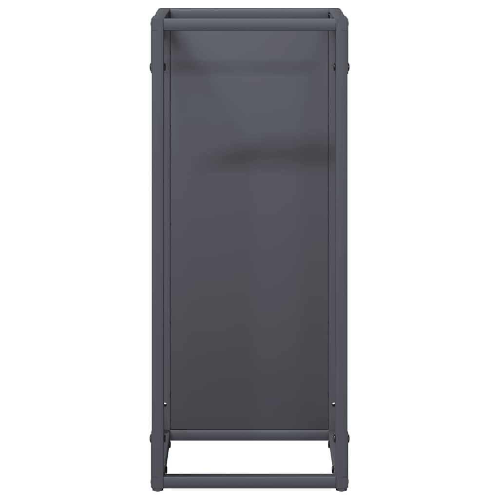 Firewood Rack Anthracite 25x25x60 cm Cold-rolled steel