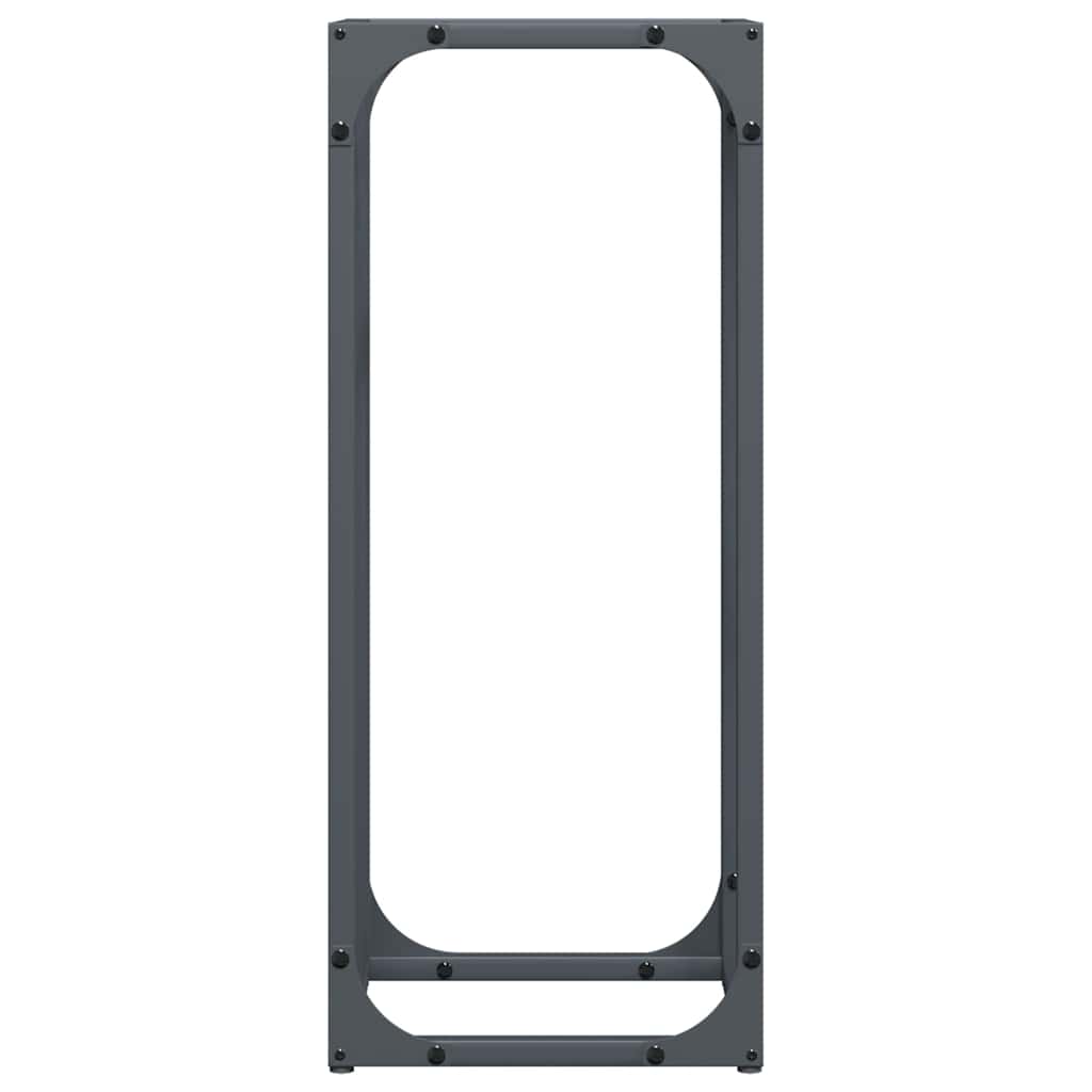Firewood Rack Anthracite 25x25x60 cm Cold-rolled steel