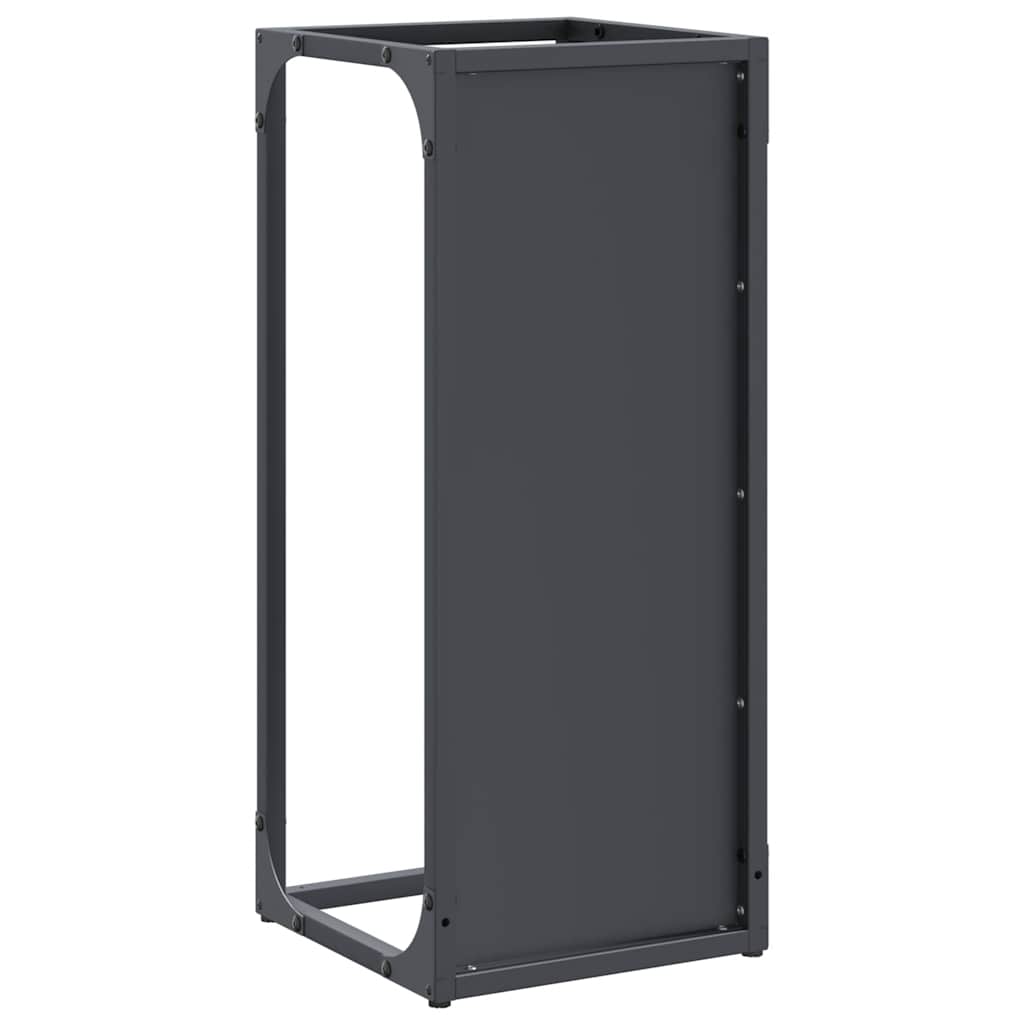 Firewood Rack Anthracite 25x25x60 cm Cold-rolled steel
