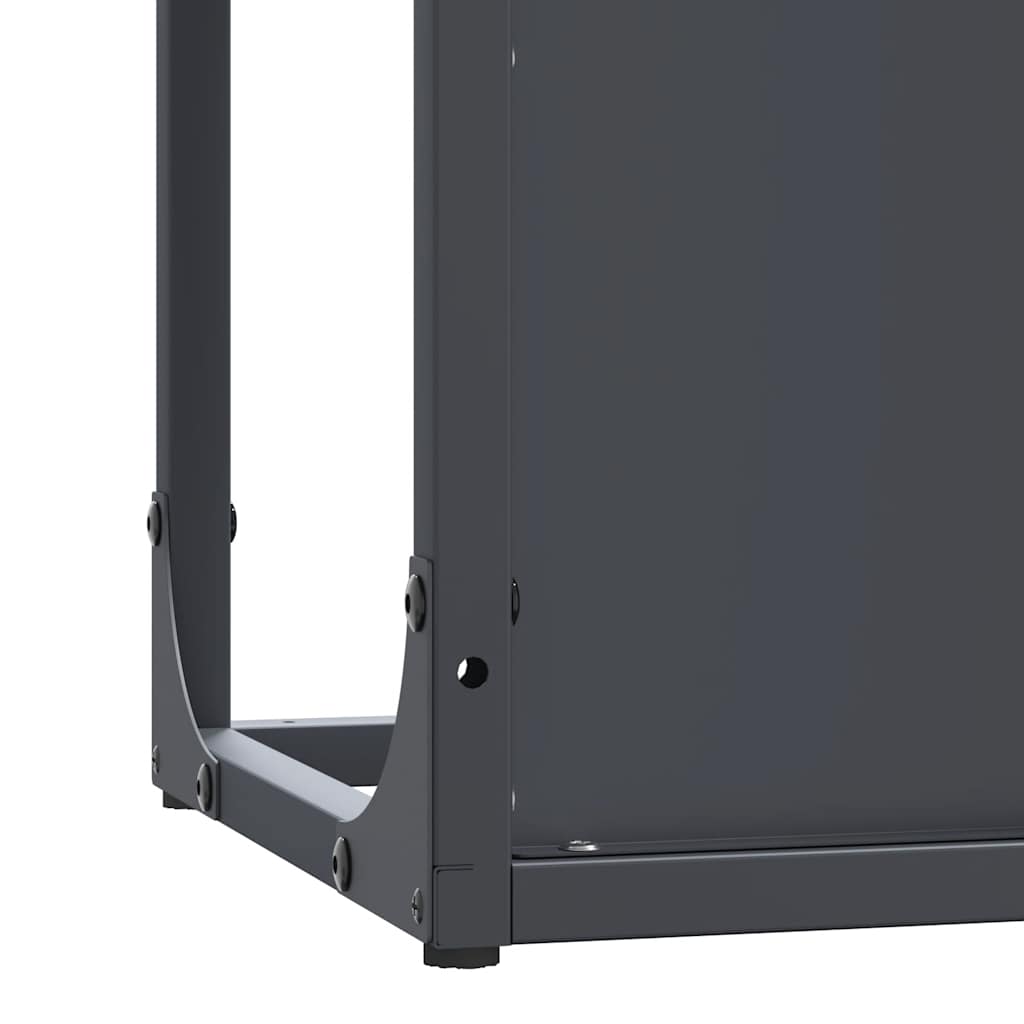 Firewood Rack Anthracite 25x25x60 cm Cold-rolled steel