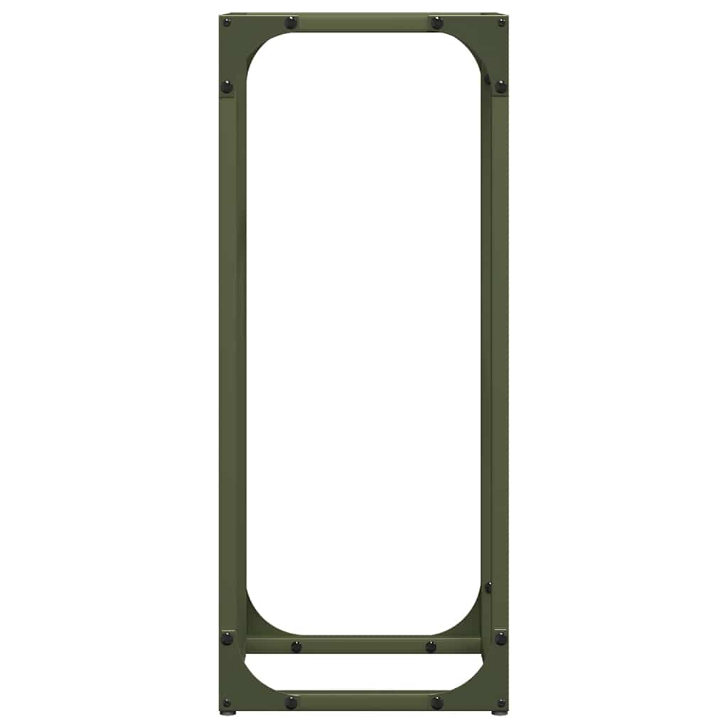 Firewood Rack Olive Green 25x25x60 cm Cold-rolled steel