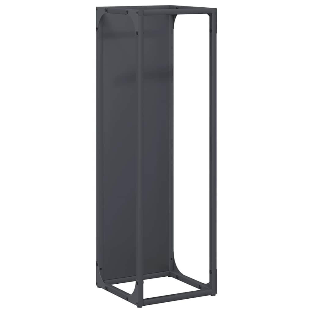 Firewood Rack Anthracite 25x25x80 cm Cold-rolled steel