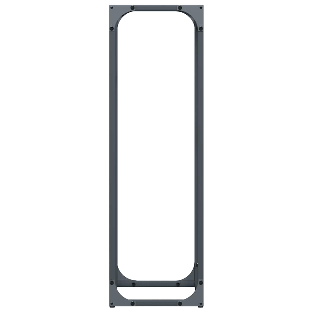 Firewood Rack Anthracite 25x25x80 cm Cold-rolled steel