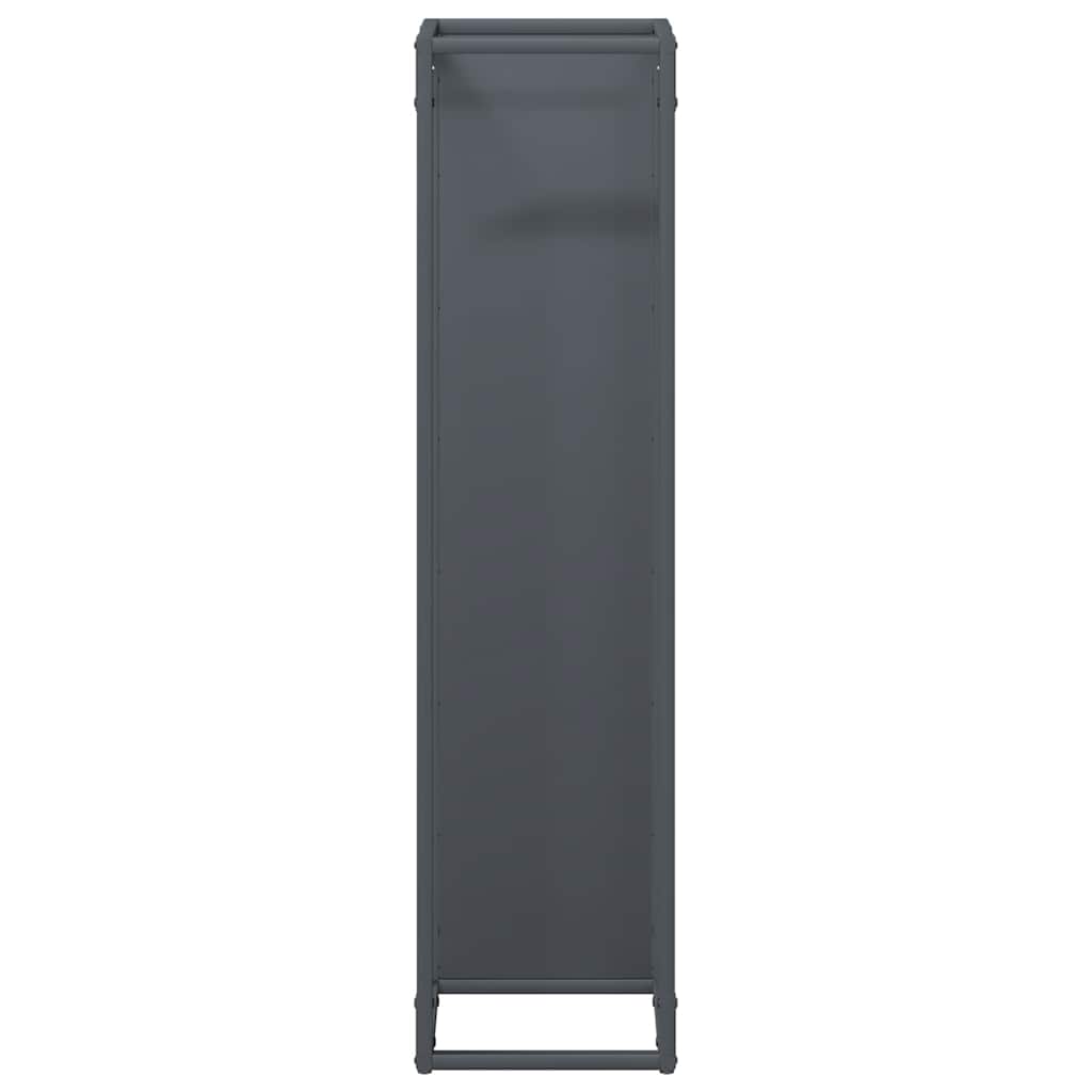 Firewood Rack Anthracite 25x25x100 cm Cold-rolled steel