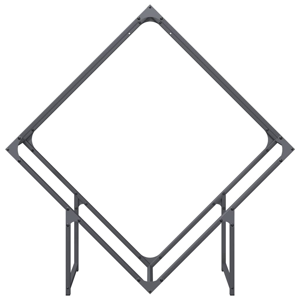Firewood Rack Anthracite 100x25x100 cm Cold-rolled steel