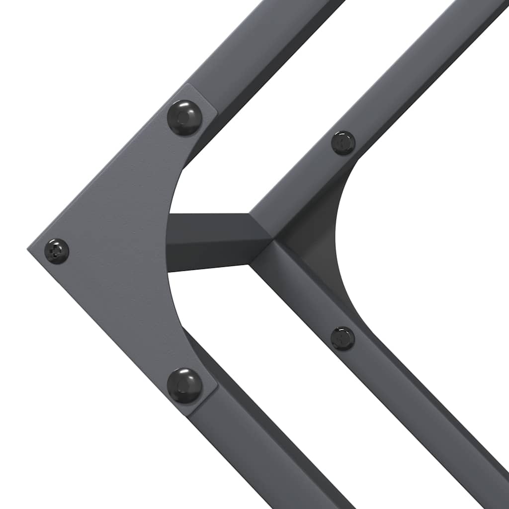 Firewood Rack Anthracite 100x25x100 cm Cold-rolled steel
