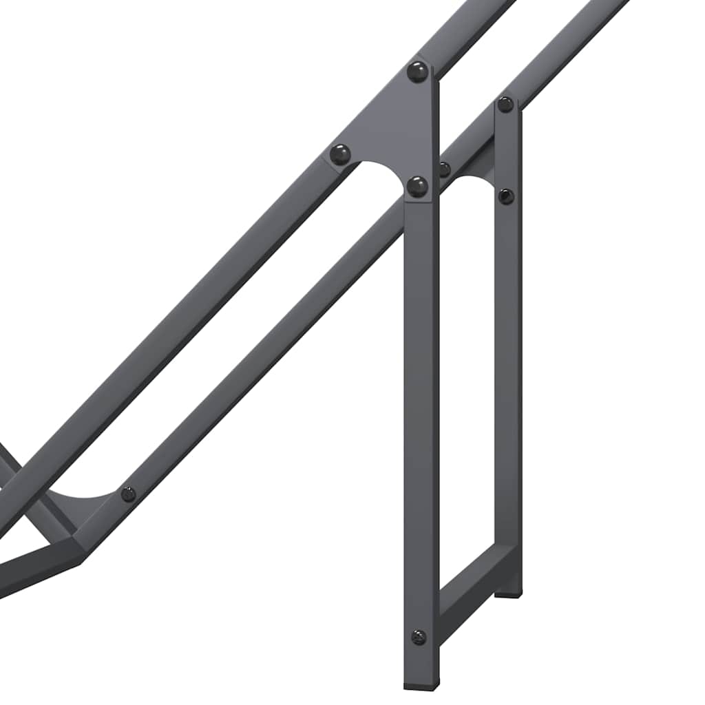 Firewood Rack Anthracite 100x25x100 cm Cold-rolled steel