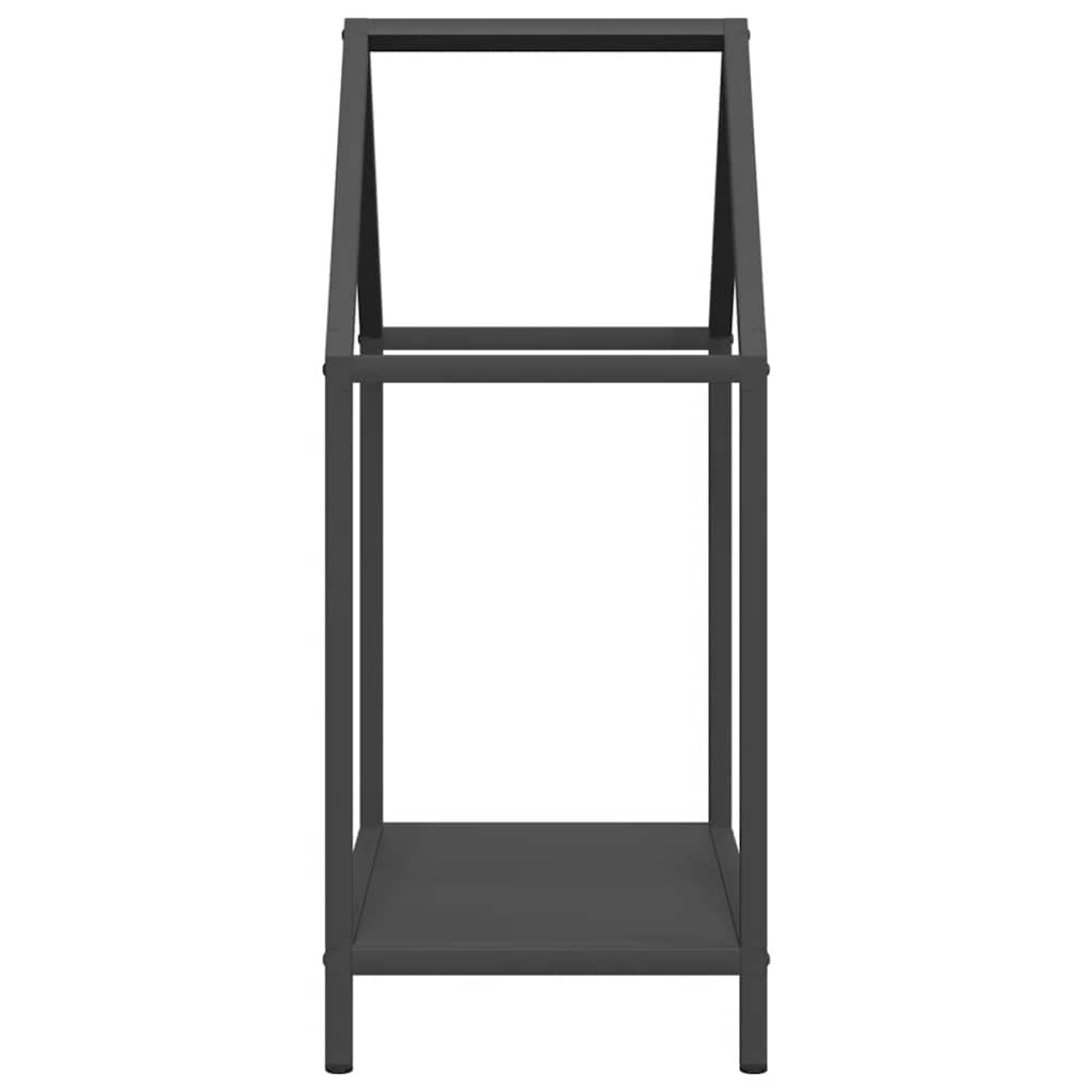 Firewood Rack Black 40x25x60 cm Cold-rolled steel