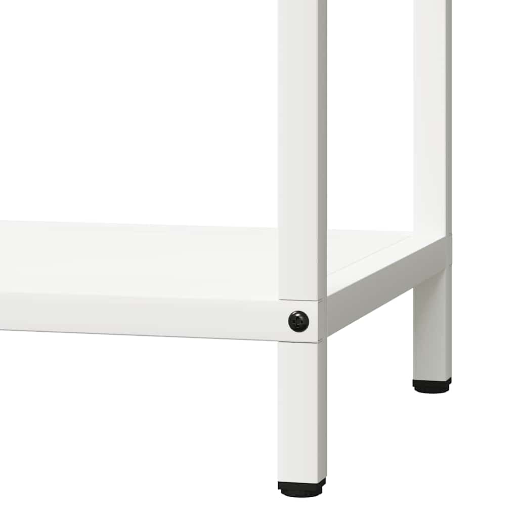 Firewood Rack White 40x25x60 cm Cold-rolled steel