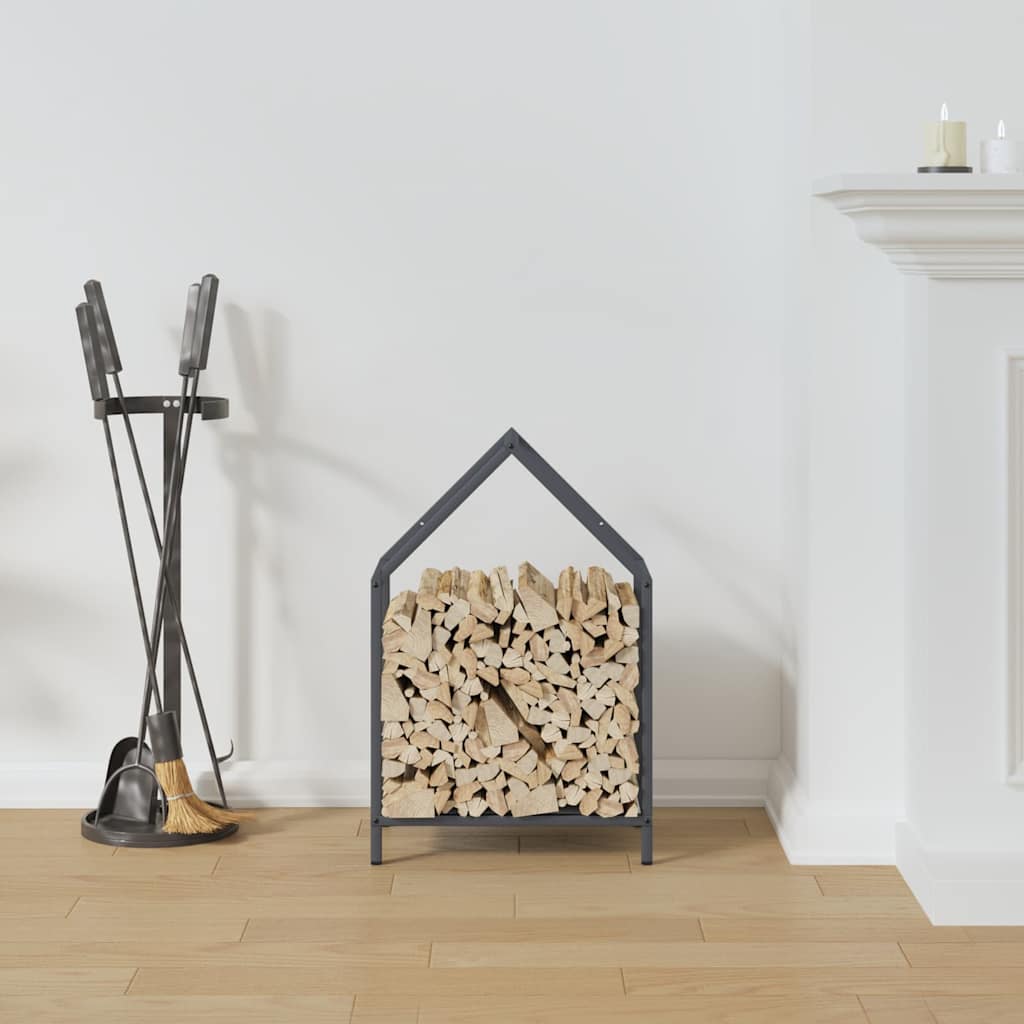 Firewood Rack Anthracite 40x25x60 cm Cold-rolled steel