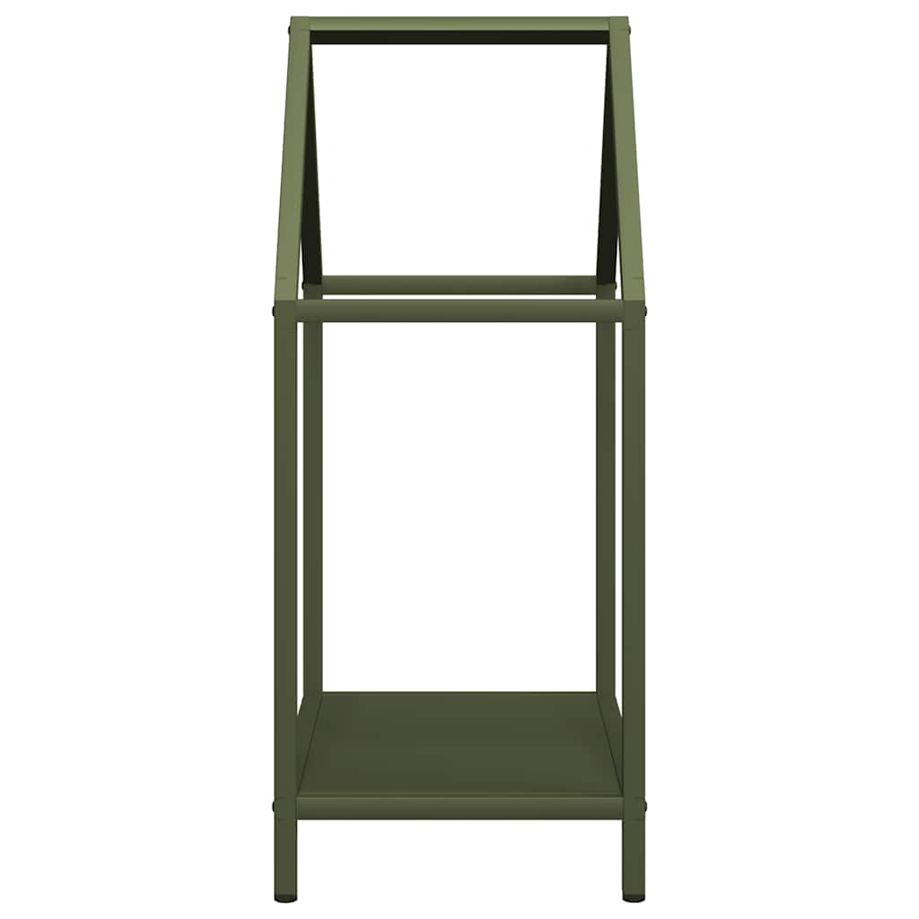 Firewood Rack Olive Green 40x25x60 cm Cold-rolled steel
