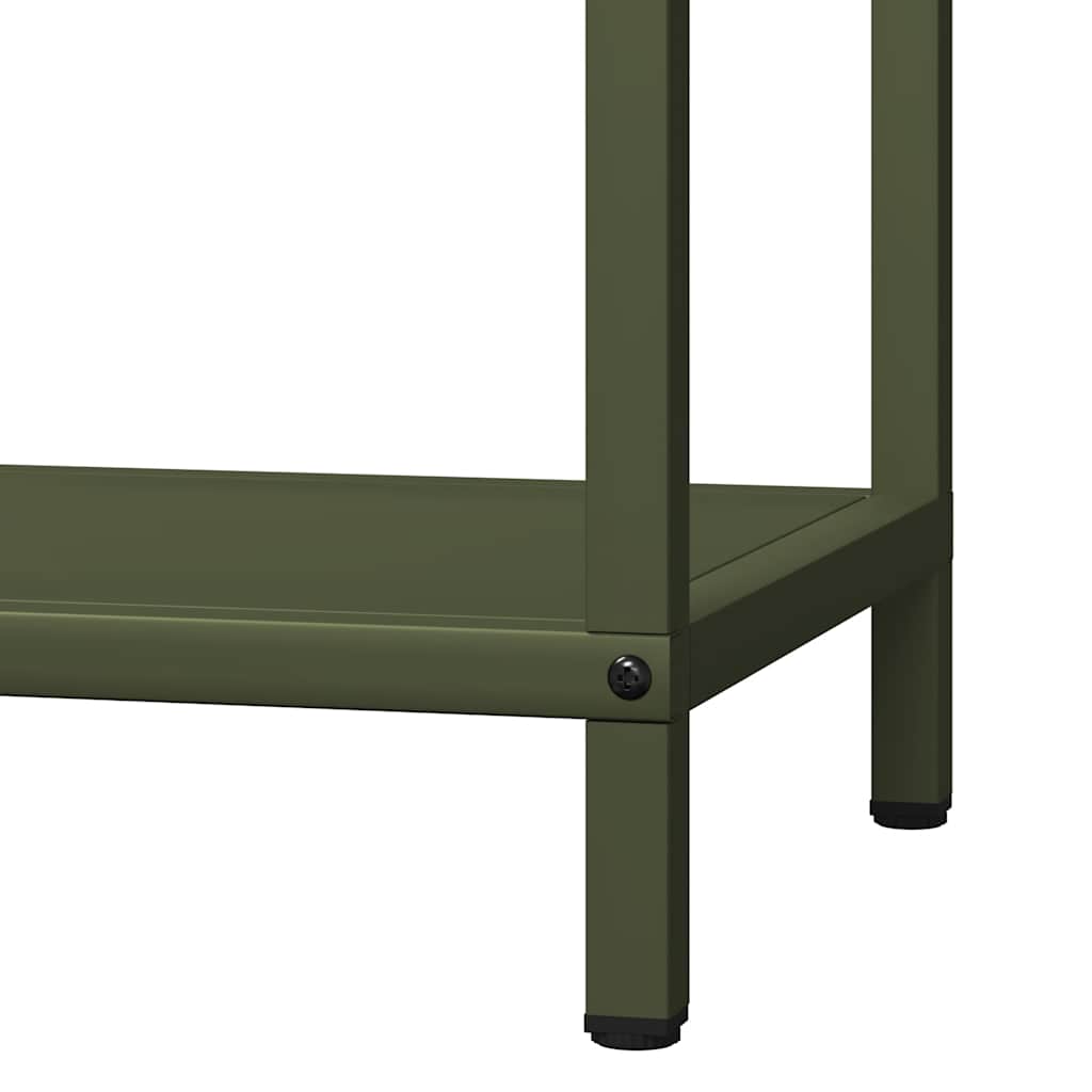 Firewood Rack Olive Green 40x25x90 cm Cold-rolled steel