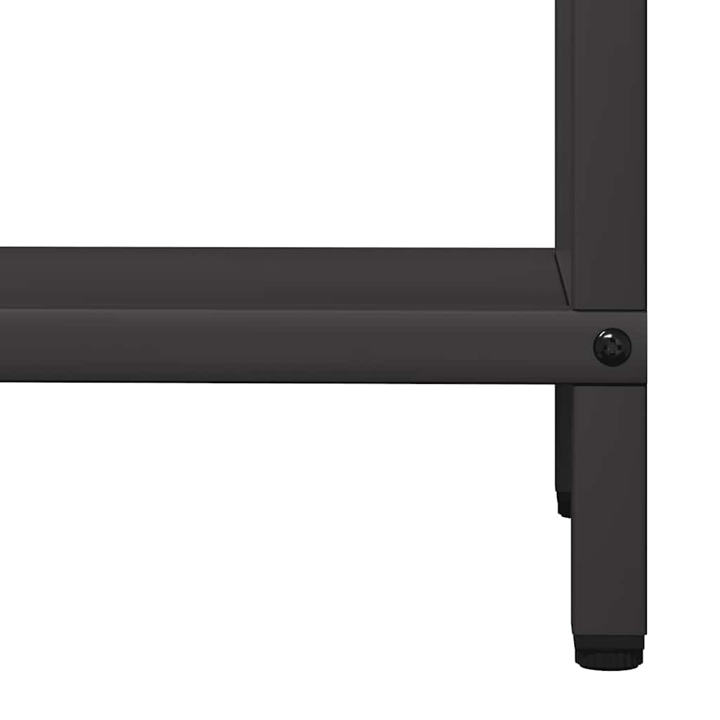 Firewood Rack Black 40x25x120 cm Cold-rolled steel