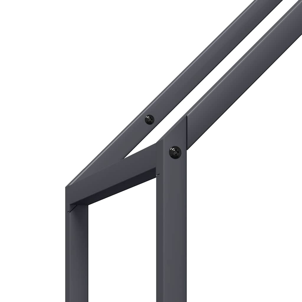 Firewood Rack Anthracite 40x25x120 cm Cold-rolled steel