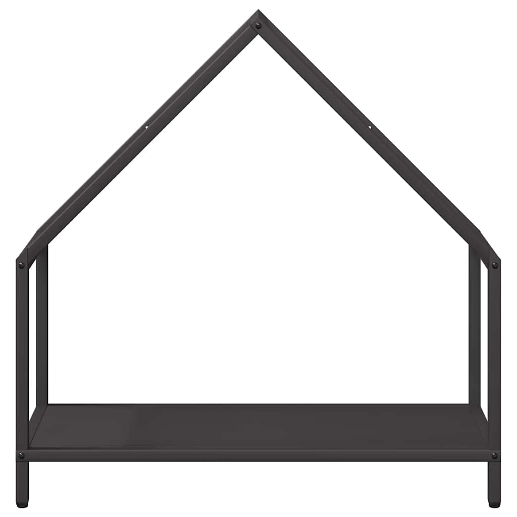 Firewood Rack Black 60x25x60 cm Cold-rolled steel