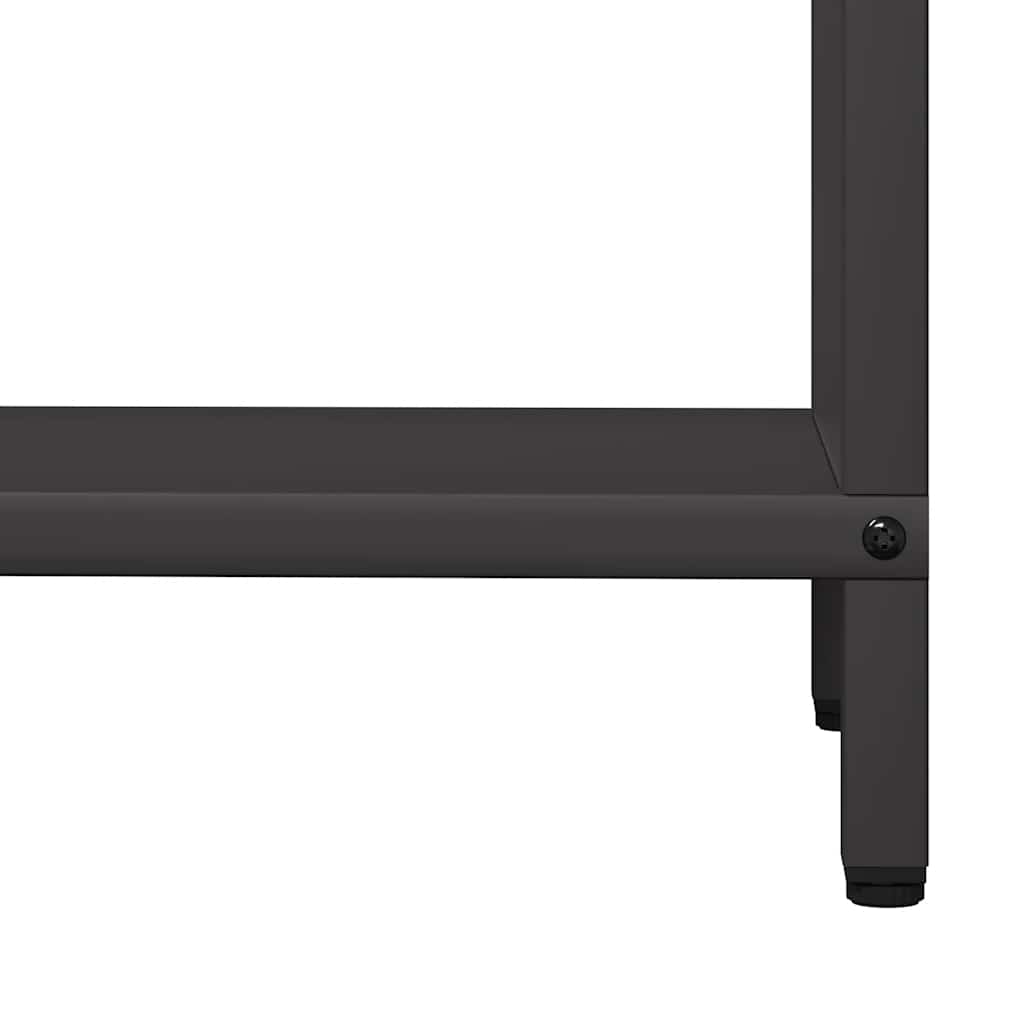 Firewood Rack Black 60x25x60 cm Cold-rolled steel