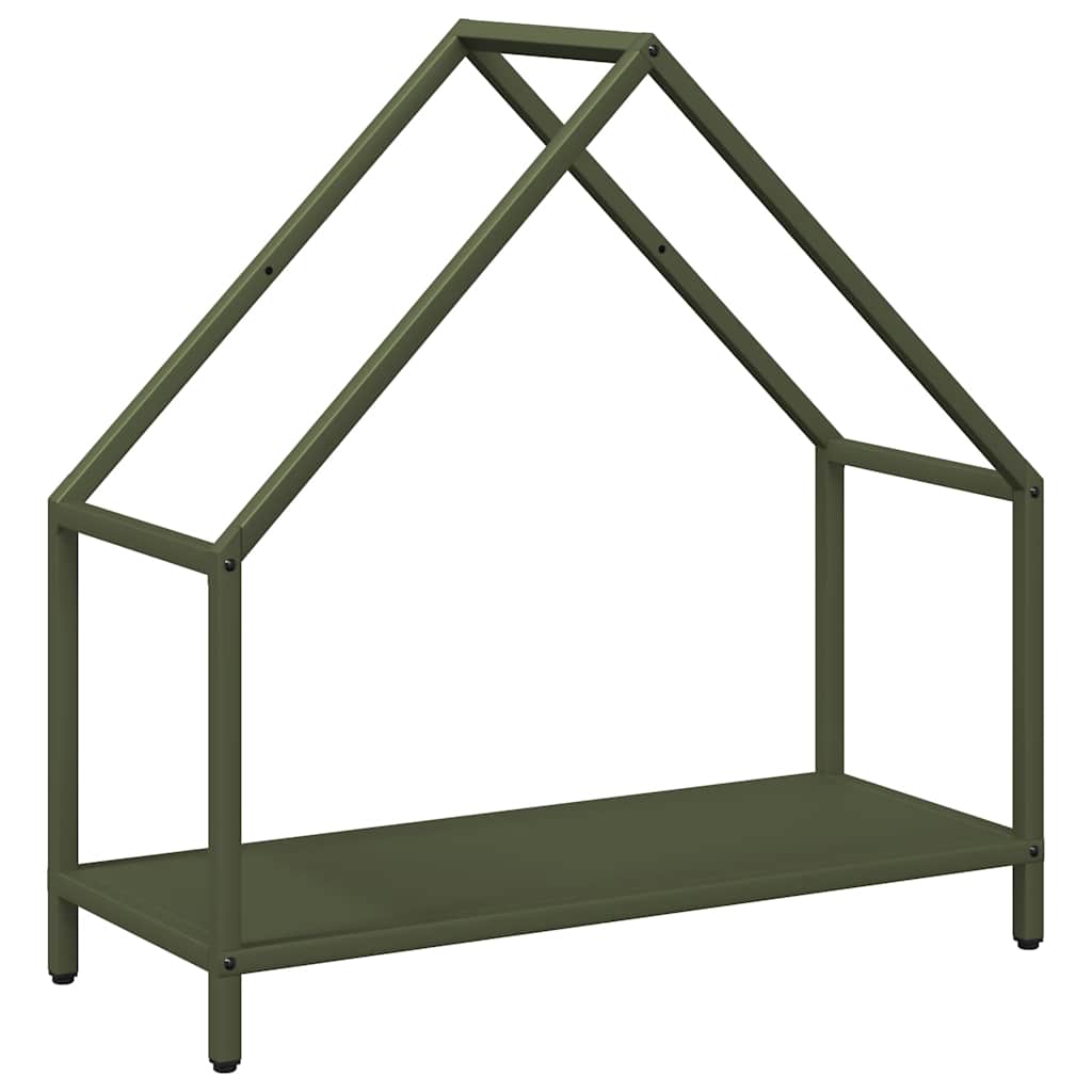 Firewood Rack Olive Green 60x25x60 cm Cold-rolled steel