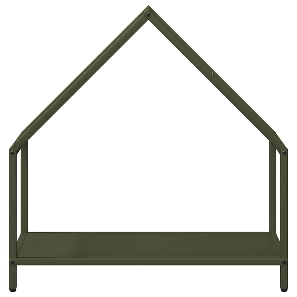 Firewood Rack Olive Green 60x25x60 cm Cold-rolled steel