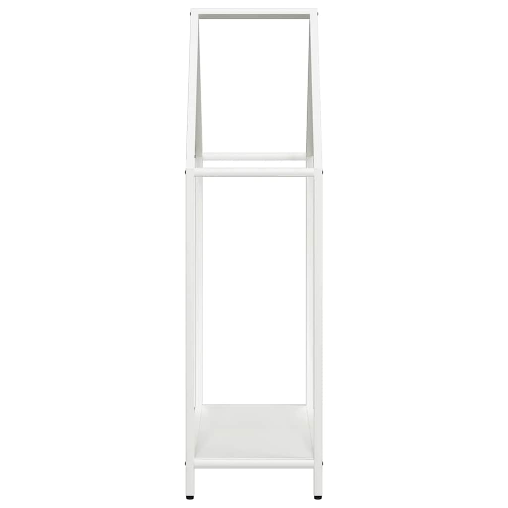Firewood Rack White 60x25x90 cm Cold-rolled steel