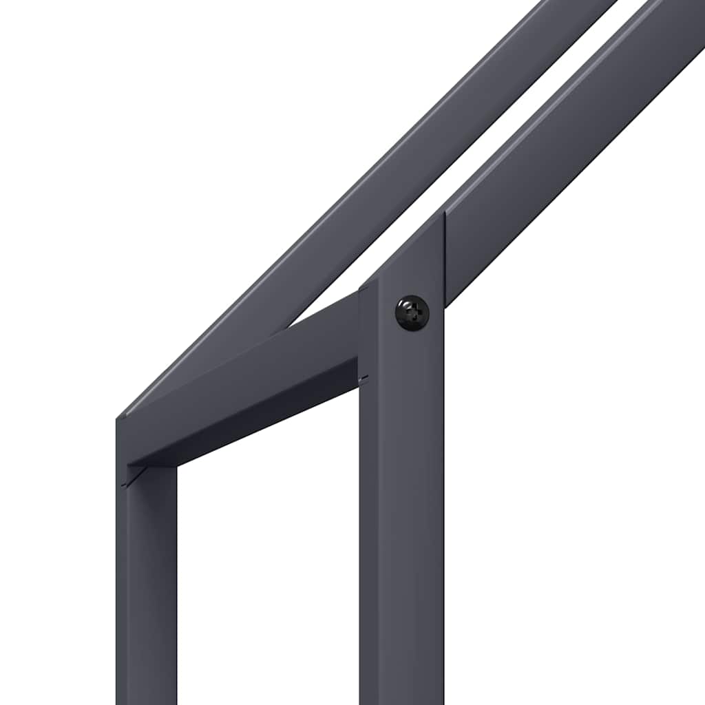Firewood Rack Anthracite 60x25x90 cm Cold-rolled steel