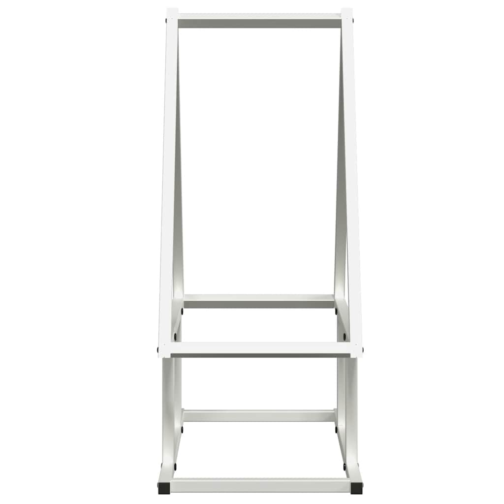 Firewood Rack White 50x25x60 cm Cold-rolled steel