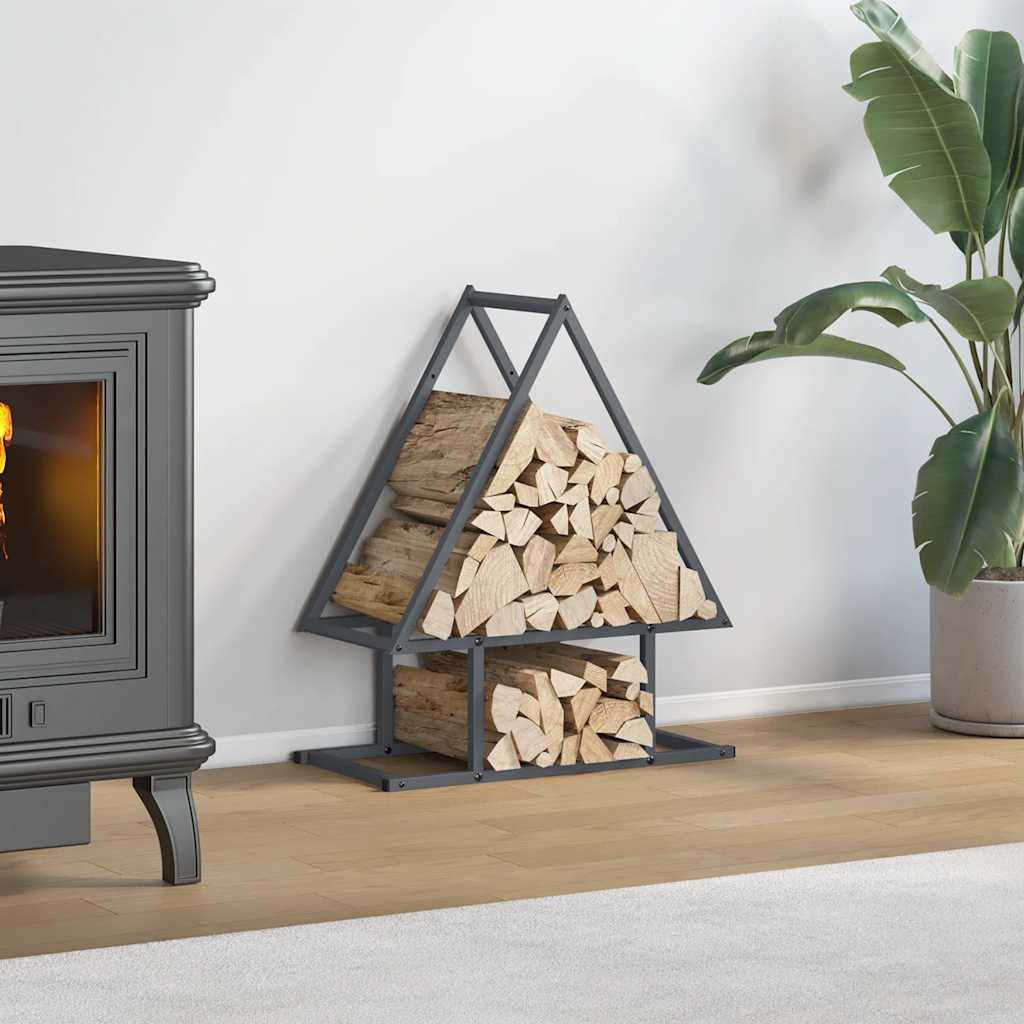 Firewood Rack Anthracite 50x25x60 cm Cold-rolled steel