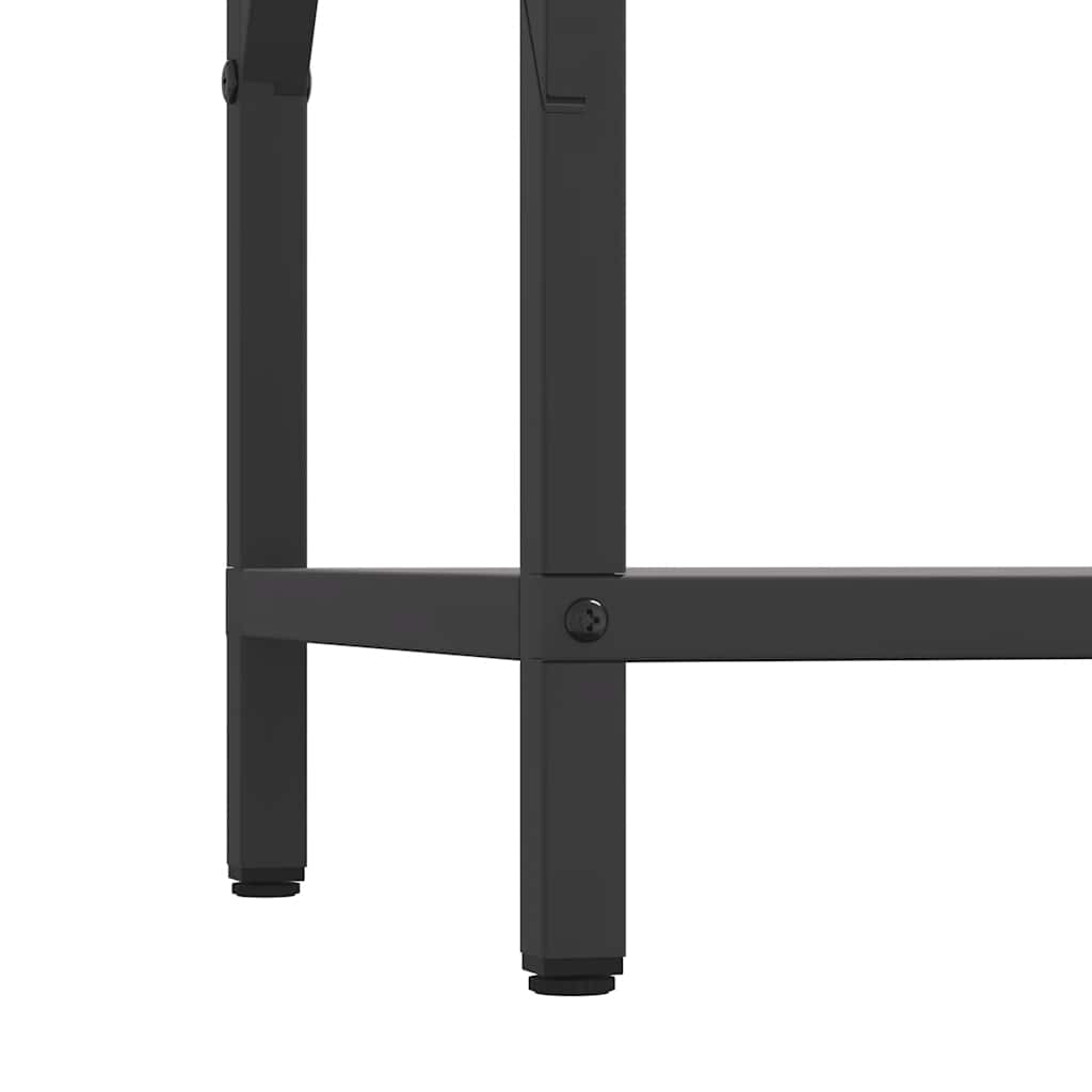 vidaXL Firewood Rack Black 34x25x70 cm Cold-rolled steel