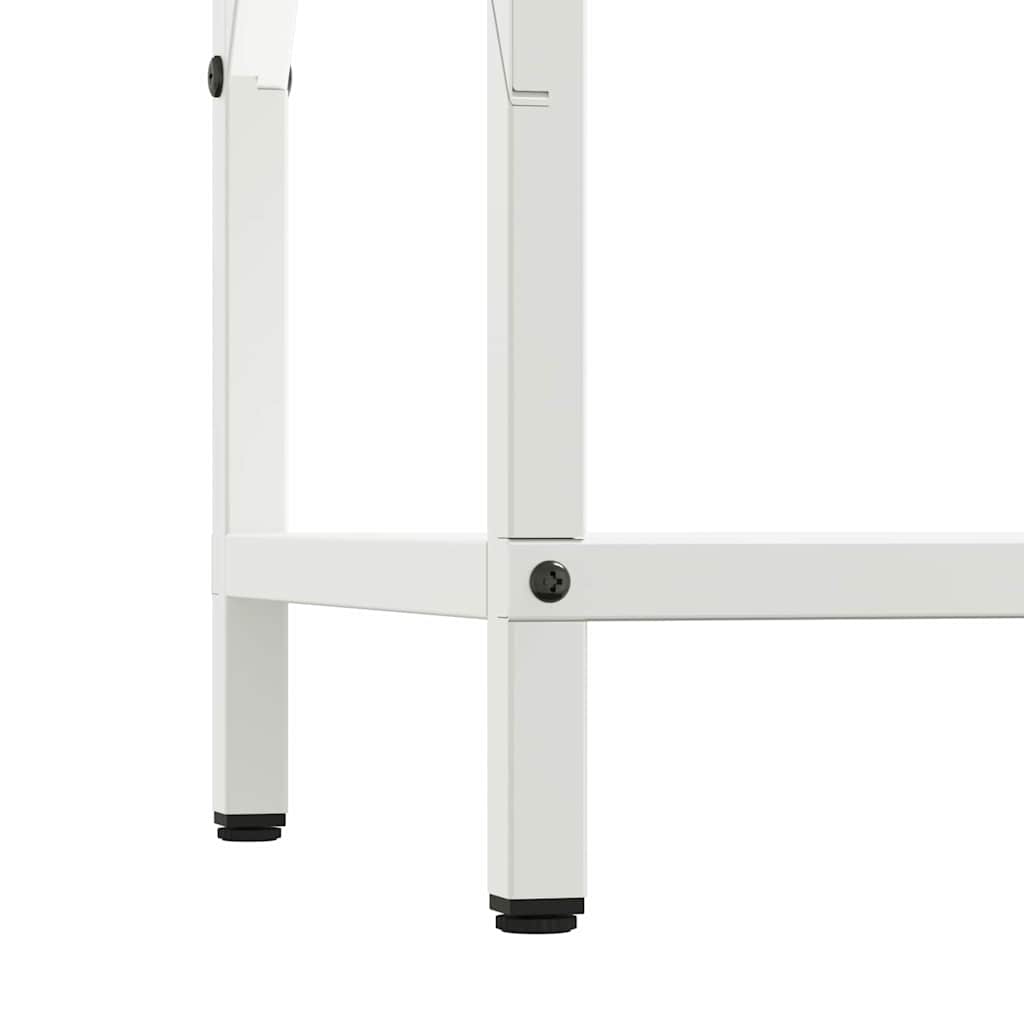 vidaXL Firewood Rack White 34x25x70 cm Cold-rolled steel