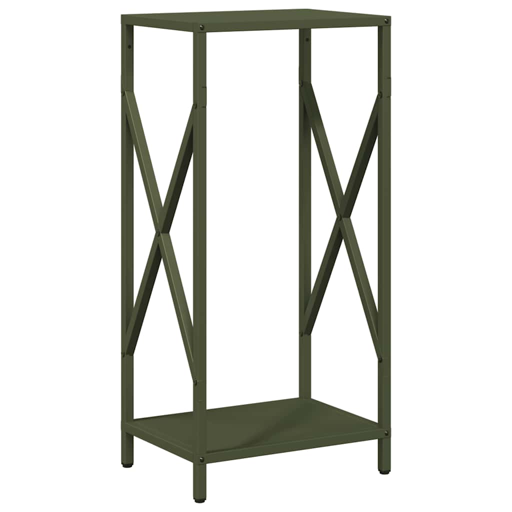 Firewood Rack Olive Green 34x25x70 cm Cold-rolled steel
