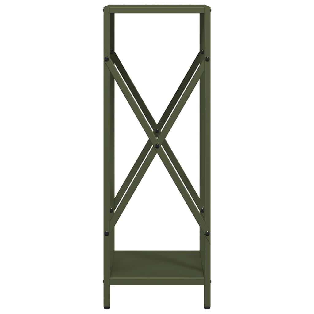 Firewood Rack Olive Green 34x25x70 cm Cold-rolled steel