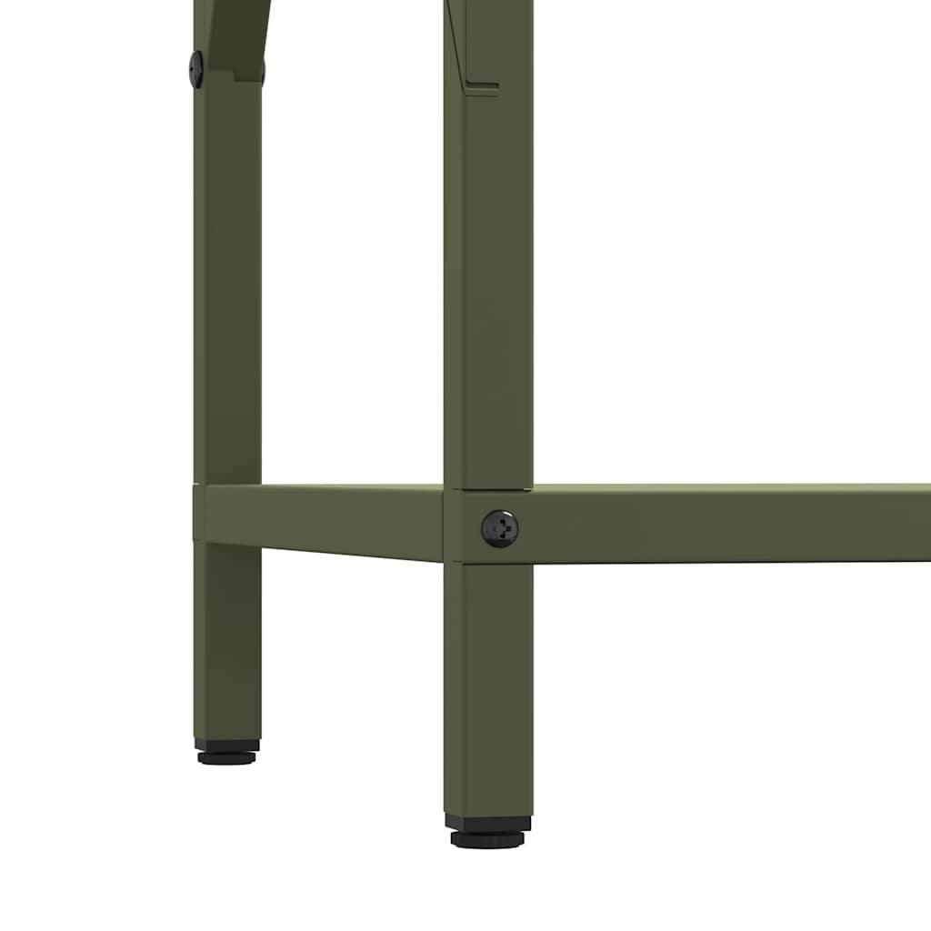 Firewood Rack Olive Green 34x25x70 cm Cold-rolled steel