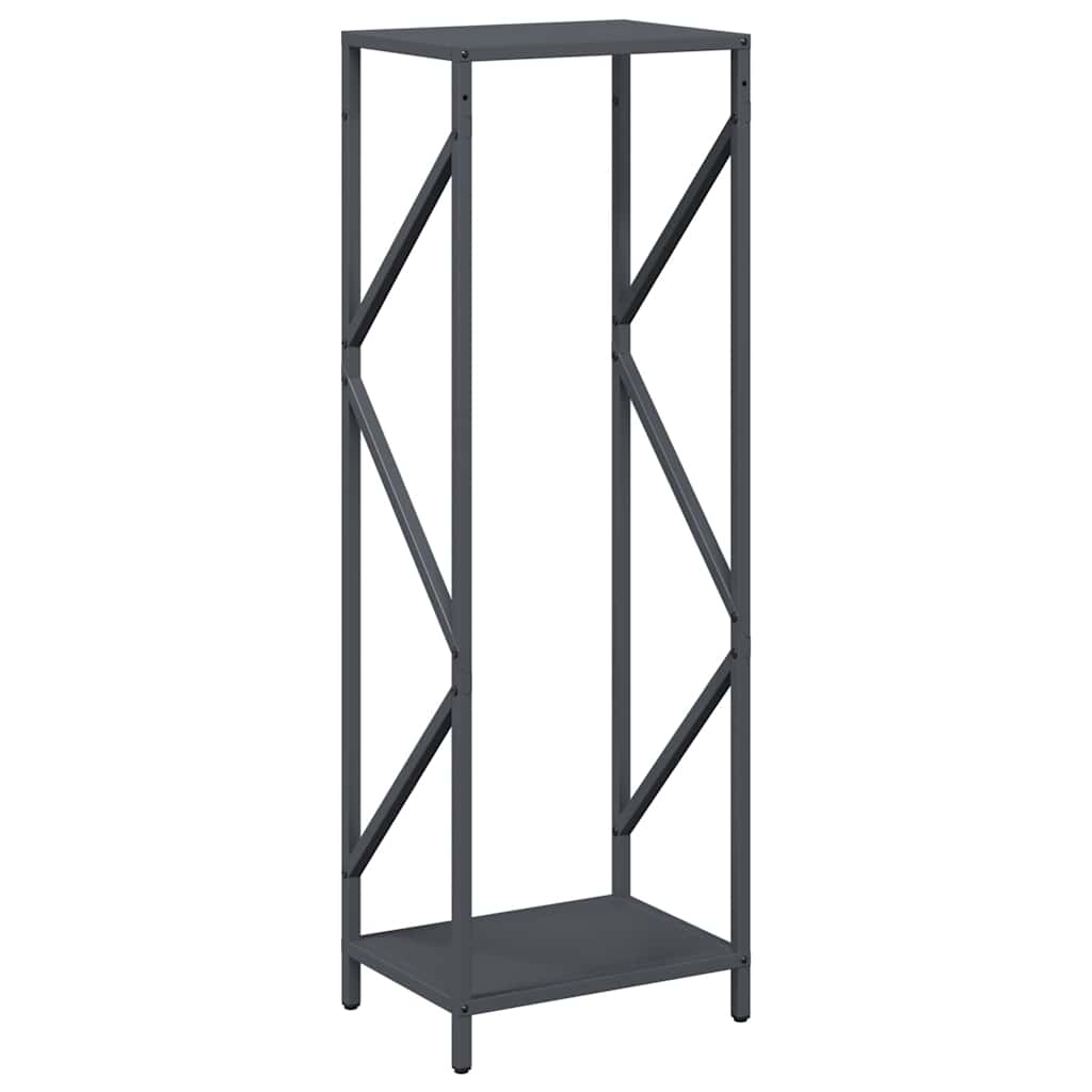 vidaXL Firewood Rack Anthracite 34x25x100 cm Cold-rolled steel