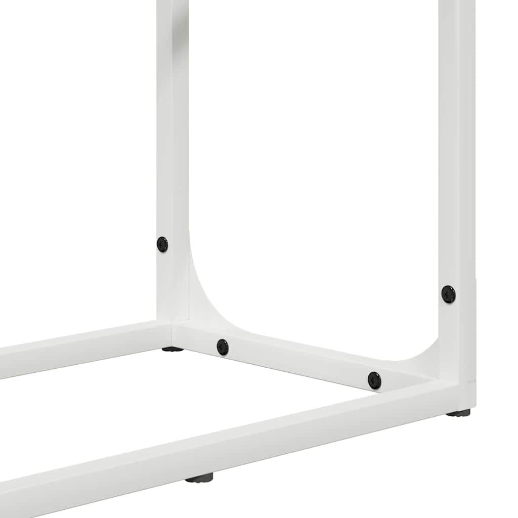 vidaXL Firewood Rack White 60x25x100 cm Cold-rolled steel