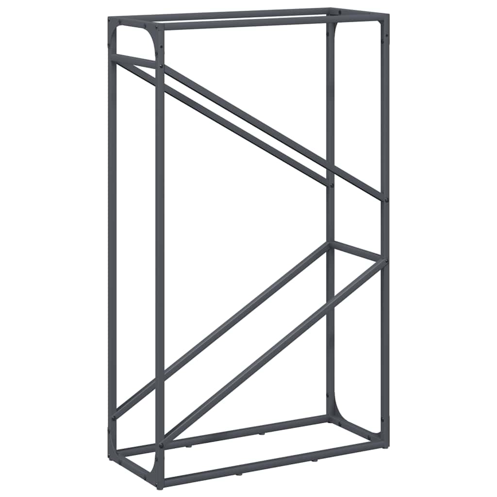 Firewood Rack Anthracite 60x25x100 cm Cold-rolled steel