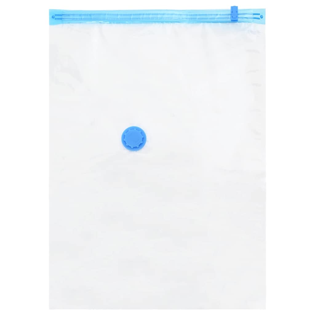 Storage Bags 20 pcs Transparent and Blue 70 x 50 cm