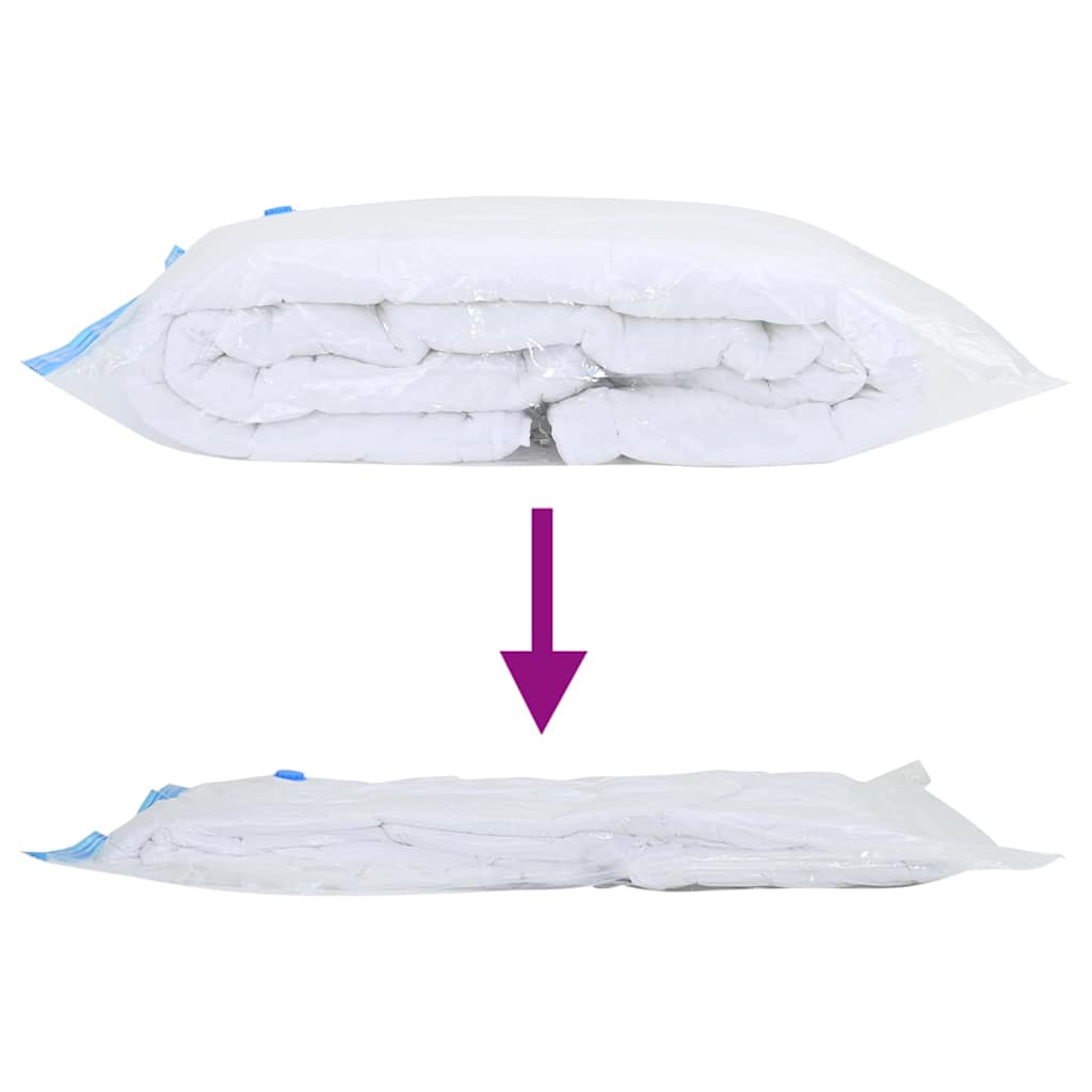 Storage Bags 20 pcs Transparent and Blue 130 x 100 cm