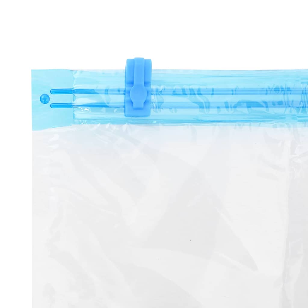 Storage Bags 15 pcs Transparent and Blue 130 x 100 cm