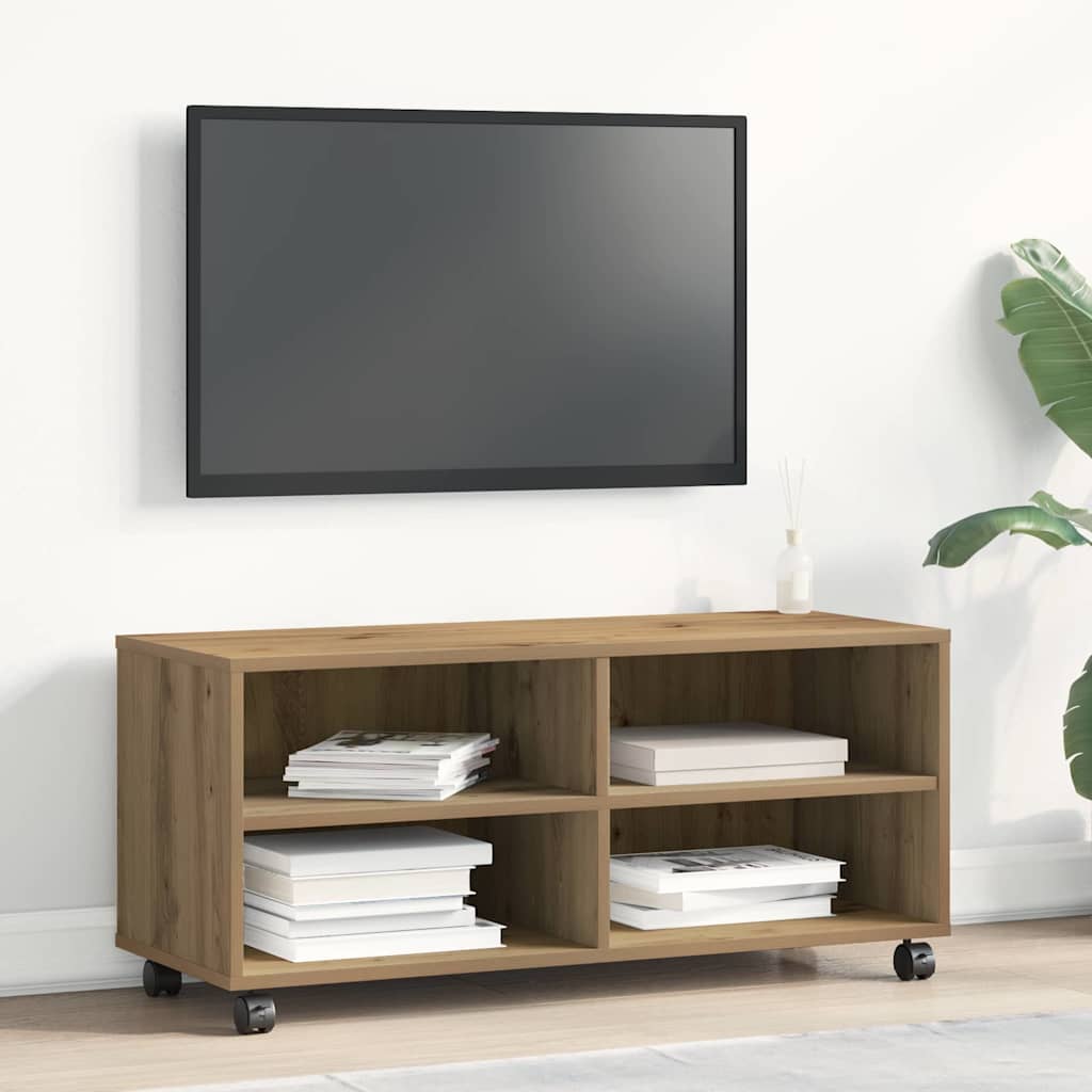 TV Cabinet Brown 90 x 35 x 40.5 cm Engineered wood
