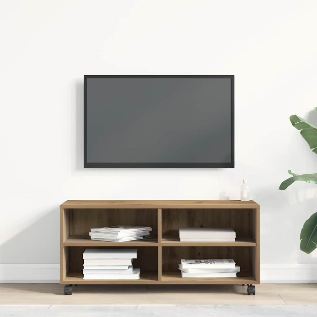 TV Cabinet Brown 90 x 35 x 40.5 cm Engineered wood