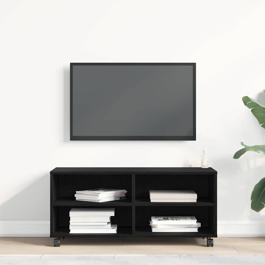 TV Cabinet Black 90 x 35 x 40.5 cm Engineered wood