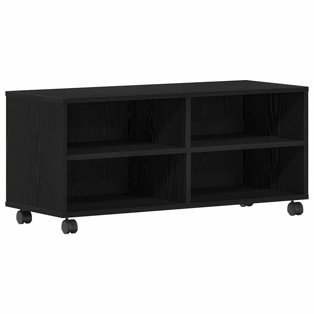 TV Cabinet 90 x 35 x 40.5 cm Black Engineered wood