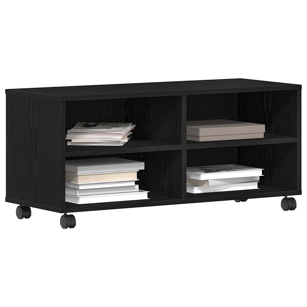 TV Cabinet Black 90 x 35 x 40.5 cm Engineered wood