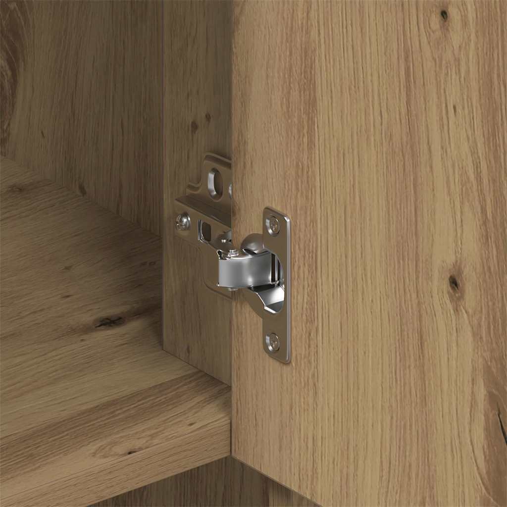 Wall Cabinet Artisan Oak 80 x 33 x 80 cm Engineered Wood