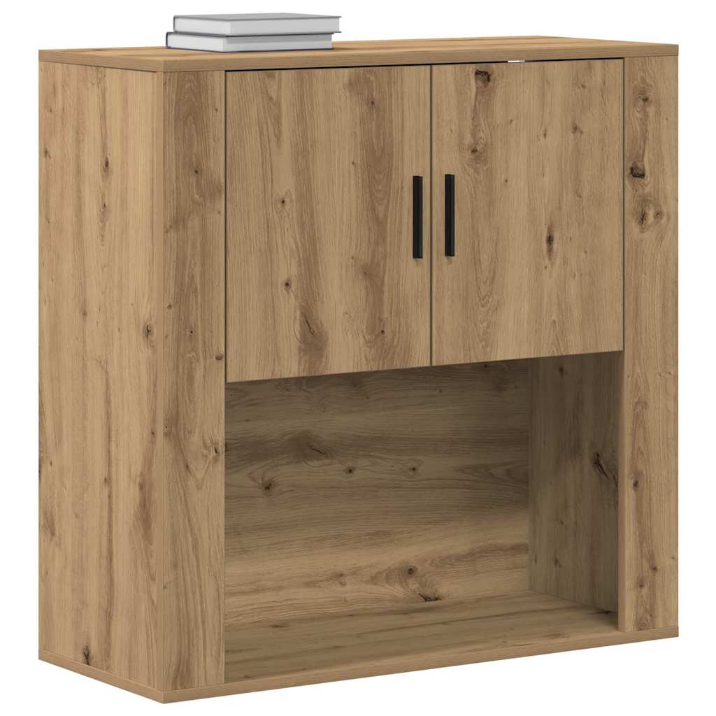 Wall Cabinet Artisan Oak 80 x 33 x 80 cm Engineered Wood