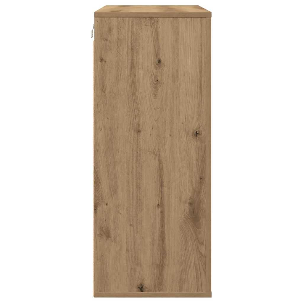 Wall Cabinet Artisan Oak 80 x 33 x 80 cm Engineered Wood