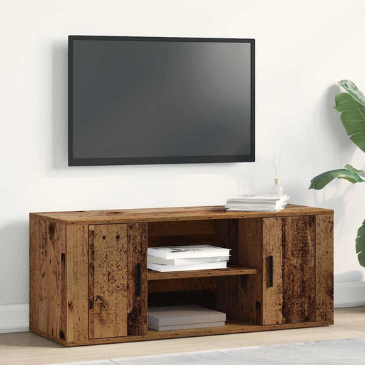 TV Cabinet 100 x 35 x 40 cm Old wood Engineered wood
